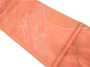 抽象波模様織り出し 袋帯